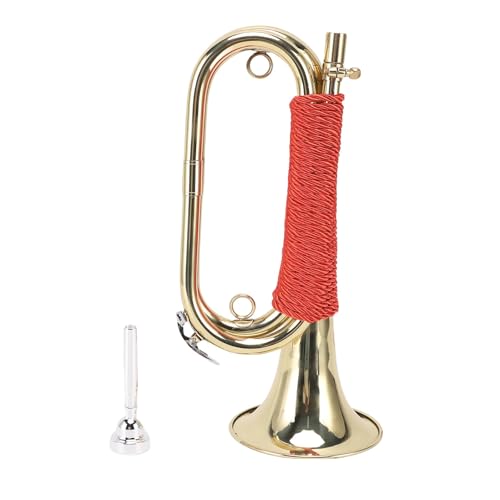 XUXHOU The Messing Cavalry Bugle, Exquisite Handwerkskunst, Klarer Sound, Vielseitiger Gebrauch, Tragbares Design, Ideal für Sommercamp, Schulband, Ehrengarde, Messing Bugle, Kavallerie -Trompete, XUXHOU The Messing Cavalry Bugle, Exquisite Handwerkskunst, Klarer Sound, Vielseitiger Gebrauch, Tragbares Design, Ideal für Sommercamp, Schulband, Ehrengarde, Messing Bugle, Kavallerie -Trompete, von XUXHOU