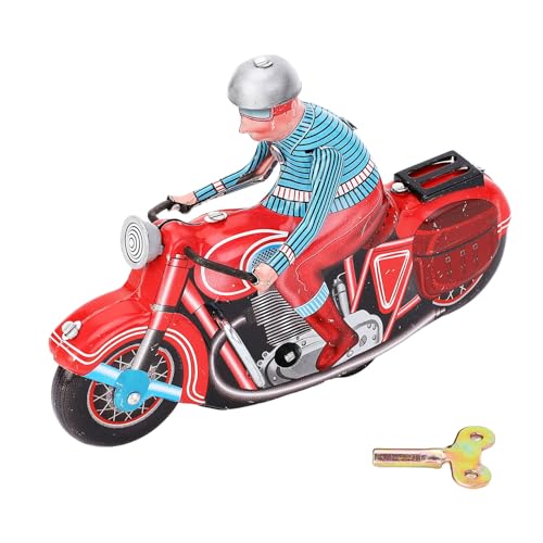 XUXHOU Uhrwerk Motorradspielzeug, Retro Wind -Up Motorrad Mechanical Eisenspielzeug für Erwachsene Kollektion von XUXHOU