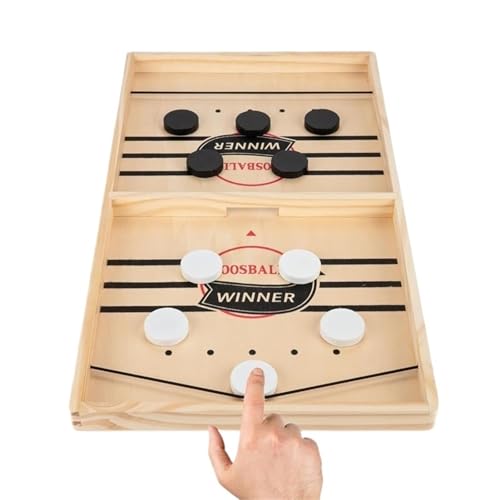 XWMSCLAK Fast Sling Game Paced Wooden Table Toys Desktop Battle Kinder Spiele von XWMSCLAK