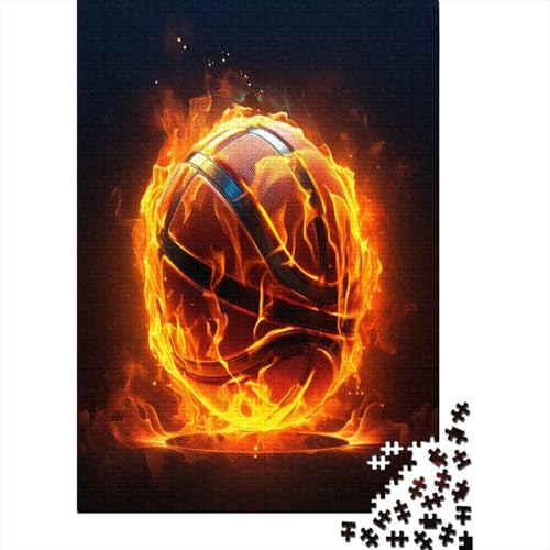 Basketball Puzzle 1000 für Erwachsene, 1000-teiliges Puzzle für Erwachsene, aufregendes Puzzle, Allround-Puzzlespiel für Frauen, Geschenk für Männer, 1000 Stück (75 x 50 cm) von XWVALDYZL