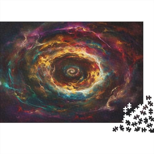 Black Hole Puzzle für Erwachsene Holzpuzzle 1000 Teile Entspannendes Puzzle Geschenk Für Erwachsene Puzzle 1000 Teile Puzzlespiel Heimdekoration 1000 Stück (75 x 50 cm) von XWVALDYZL