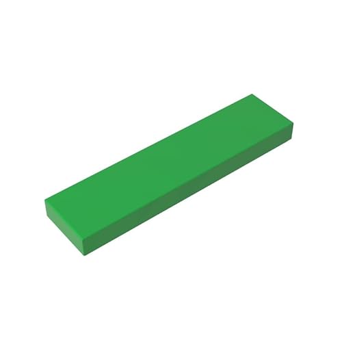 GDS-563 Fliese 1x4 mit Rille, 50 Stück, kompatibel mit Lego 2431 35371, DIY-Teilen und MOC-Komponenten für große Ziegelmarken, Farbe:Apfelgrün 37 GDS-563 Fliese 1x4 mit Rille, 50 Stück, kompatibel mit Lego 2431 35371, DIY-Teilen und MOC-Komponenten für große Ziegelmarken, Farbe:Apfelgrün 37 von XYEIUGO