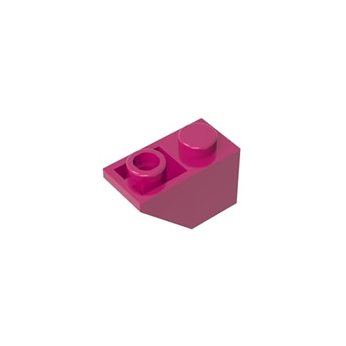 GDS-597 Neigung, umgekehrt, 45 °, 2x1, 50 Stück, kompatibel mit Lego 3665 DIY-Teilen und MOC-Komponenten für große Ziegelmarken, Farbe:Magenta 124 GDS-597 Neigung, umgekehrt, 45 °, 2x1, 50 Stück, kompatibel mit Lego 3665 DIY-Teilen und MOC-Komponenten für große Ziegelmarken, Farbe:Magenta 124 von XYEIUGO