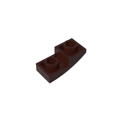 Gobricks GDS-795 Gebogene 2x1 umgekehrt, 50 Stück, kompatibel mit Lego 24201 6147050, DIY-Teile und MOC-Komponenten für große Ziegelmarken, Farbe: Dunkelbraun 308 Gobricks GDS-795 Gebogene 2x1 umgekehrt, 50 Stück, kompatibel mit Lego 24201 6147050, DIY-Teile und MOC-Komponenten für große Ziegelmarken, Farbe: Dunkelbraun 308 von XYEIUGO