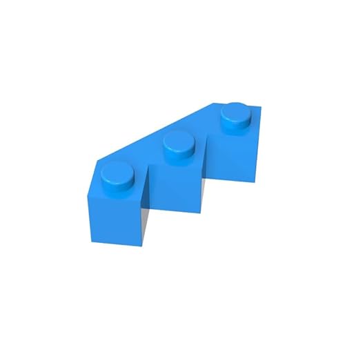 Gobricks GDS-862 Keil, 3 x 3 Facetten, 10 Stück, kompatibel mit Lego 2462, 4582257, 4211718, DIY-Teile und MOC-Komponenten für große Ziegelmarken, Farbe: Dunkelblau 321 Gobricks GDS-862 Keil, 3 x 3 Facetten, 10 Stück, kompatibel mit Lego 2462, 4582257, 4211718, DIY-Teile und MOC-Komponenten für große Ziegelmarken, Farbe: Dunkelblau 321 von XYEIUGO