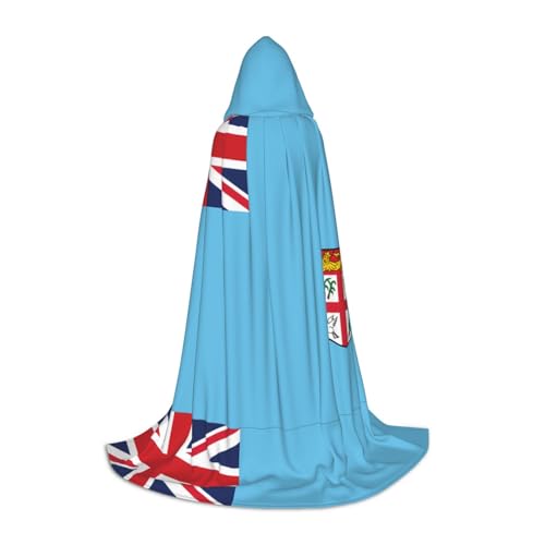 XZDAL Fidschi-Flagge, Kapuzenumhang, M für Teenager, langer Umhang, Kostüm, Cosplay, Maskerade, Karneval, Party XZDAL Fidschi-Flagge, Kapuzenumhang, M für Teenager, langer Umhang, Kostüm, Cosplay, Maskerade, Karneval, Party von XZDAL