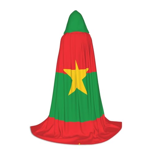 XZDAL Flagge von Burkina Faso Kapuzenumhang M für Jugendliche Langer Umhang Kostüm Cosplay Maskerade Karneval Party XZDAL Flagge von Burkina Faso Kapuzenumhang M für Jugendliche Langer Umhang Kostüm Cosplay Maskerade Karneval Party von XZDAL