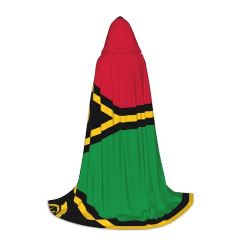 XZDAL Flagge von Vanuatu Bedruckter Kapuzenumhang L für Teenager Cosplay Rollenspiel Festival Maskerade Mottoparty Kostüm von XZDAL