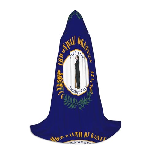 XZDAL Kentucky State Flag Hooded Cape L For Teens Long Cloak Costume Cosplay Maskerade Carnival Party XZDAL Kentucky State Flag Hooded Cape L For Teens Long Cloak Costume Cosplay Maskerade Carnival Party von XZDAL