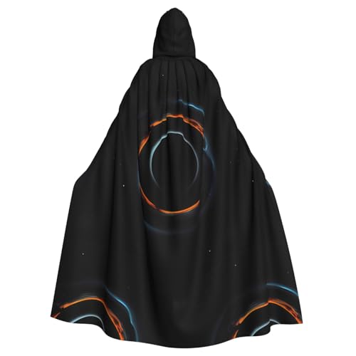 XZDAL Mysteriöser kosmischer Umhang mit schwarzen Löchern und Kapuze, für Halloween, Cosplay, Maskerade, Party-Kostüm XZDAL Mysteriöser kosmischer Umhang mit schwarzen Löchern und Kapuze, für Halloween, Cosplay, Maskerade, Party-Kostüm von XZDAL