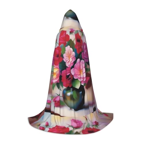 XZDAL Romance Blooms Kapuzenumhang M für Teenager Langer Umhang Kostüm Cosplay Maskerade Karneval Party XZDAL Romance Blooms Kapuzenumhang M für Teenager Langer Umhang Kostüm Cosplay Maskerade Karneval Party von XZDAL