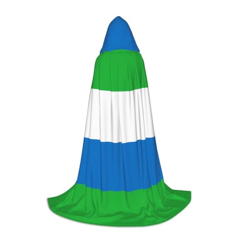 XZDAL Sierra Leone Flagge Kapuzenumhang M für Teenager Langer Umhang Kostüm Cosplay Maskerade Karneval Party XZDAL Sierra Leone Flagge Kapuzenumhang M für Teenager Langer Umhang Kostüm Cosplay Maskerade Karneval Party von XZDAL