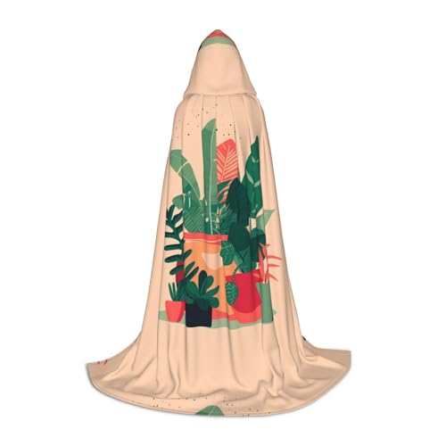 XZDAL Umhang mit Kapuze für den Innenbereich, kleine grüne Pflanzen, Größe M, für Teenager, langer Umhang, Kostüm, Cosplay, Maskerade, Karneval, Party XZDAL Umhang mit Kapuze für den Innenbereich, kleine grüne Pflanzen, Größe M, für Teenager, langer Umhang, Kostüm, Cosplay, Maskerade, Karneval, Party von XZDAL