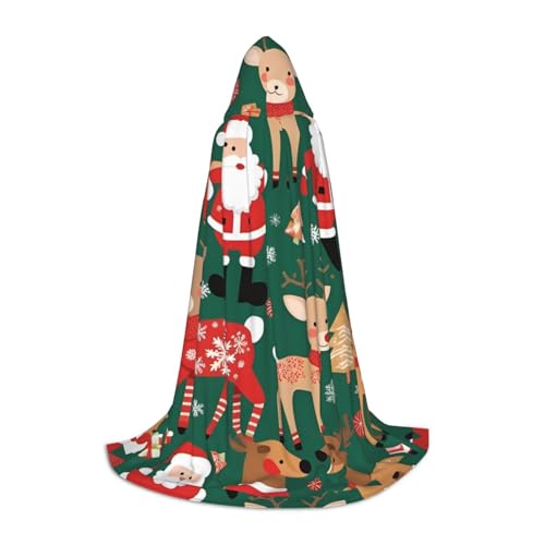 XZDAL Weihnachtsmann und Weihnachten Hirsch Kapuzenumhang L für Teenager Langer Umhang Kostüm Cosplay Maskerade Karneval Party XZDAL Weihnachtsmann und Weihnachten Hirsch Kapuzenumhang L für Teenager Langer Umhang Kostüm Cosplay Maskerade Karneval Party von XZDAL
