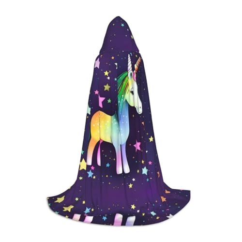 XZDCAL One-horse star Teen Hooded Cloak Cape for Cosplay Festivals and Costume Parties Long Comfortable von XZDCAL