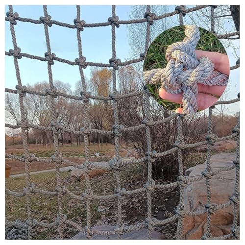 Seilnetz klettern Anti-Wear Nylon klettern Kinder Erwachsene Kletternetz für Kinder Erwachsene Rock Spielplatz Baumnetz Outdoor-Netze für Mesh Indoor Woven Rope Outdoor Net Decking Rope Net(10mm*12cm, von XZQDXB