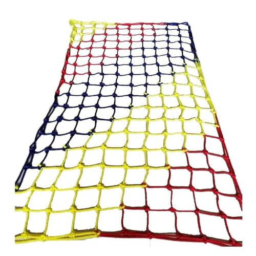 XZQDXB Kletternetz Treppen Balkon Schutzseil Netz, Sicherheitsnetz Kinder, Draussen Dekor Netz Schutz Zaun Kletternetz Outdoor-Kletternetz Fitness Net(10X10cm,1X1m/3.3X3.3ft) von XZQDXB