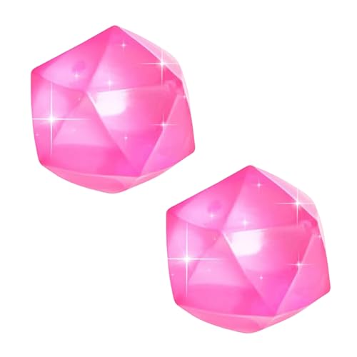 Xafrstyu 2er Pack Stressabbau Quetschbälle, Langsam Aufsteigende Sensorische Spielzeuge für Entspannung und Handübungen, Geeignet für Ab 3 Jahren (pink) von Xafrstyu