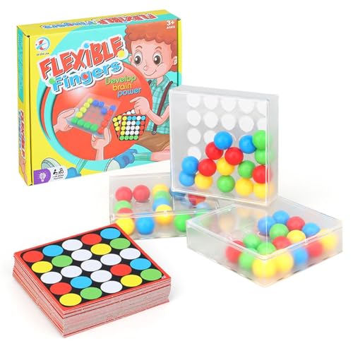 Farblich passendes Spielzeug,-Farbanpassung | Rolling Bead Logikspiel | Farb-Gehirnspiel für Kinder, Lernspielzeug zur Entwicklung des logischen Denkens – lustiges Spiel für Kinder von Xasbseulk