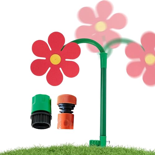 Lustiger Sprinkler | Tanzender Blumengartensprüher, Hofsprinkler für Kinder - Tanzender Blumengarten-Sprüher | Verrückter Brunnensprüher, Sonnenblumentanzbewässerungswerkzeug für Garten, Hof, Rasen von Xasbseulk