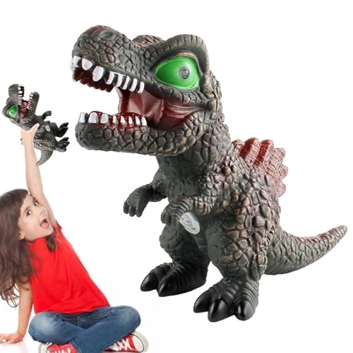 Sound-Dinosaurier-Spielzeug, Soft Gum Vocal Dinosaur | Lern- und Stimm-Dinosaurierfiguren,Gummi-Dinosaurier-Modell-Spielzeug, pädagogische Gummi-Dinosaurier-Spielzeugfiguren, künstliche Stimm-Dinosaur von Xasbseulk