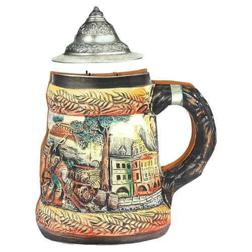 Xasbseulk Bierkrug Verkleidung,Herren Bierkrug Overall Kostüm | Bequemer Einteiler Für Kinder Damen Herren Oktoberfest Events Xasbseulk Bierkrug Verkleidung,Herren Bierkrug Overall Kostüm | Bequemer Einteiler Für Kinder Damen Herren Oktoberfest Events von Xasbseulk