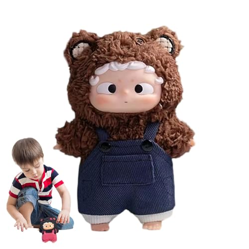 Xasbseulk Plüschtier für Kinder – niedliche Tierpuppe, Plüschtierfiguren-Kollektion, Modell, lebendige Desktop-Ornamente, Puppenspielzeug für Mädchen von Xasbseulk