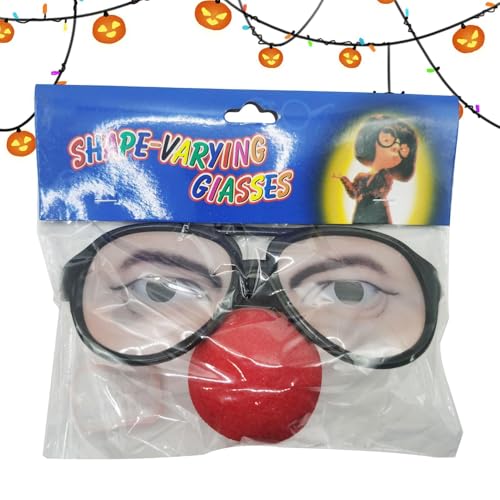 Xasbseulk Prank Brille – Glas Lustige Augen Kostüm | Langlebige PP Party Brille Lustige Streiche | Verkleidung Brille für Erwachsene | Prop Googly Brille für Cosplay Partys Aprilscherz von Xasbseulk