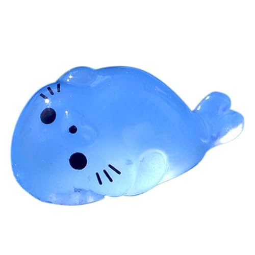 Xasbseulk Sea Animals Glow | Glow in the dàrk miní animals | animals for garden micrö landscape oceàn | Suitable for Decorative Garden Living Room Miniature Landscape Theme Decoration von Xasbseulk