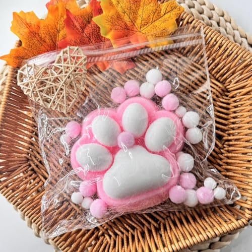 Katzenpfote Squishy Große Katzenpfote Silikon-Quetschspielzeug Katzenpfote Squishy-Spielzeug Handgefertigtes Süßes Stressabbau-Quetschspielzeug Squishy-Pfote Für Kinder Und Erwachsene Geschenke von Xatteua