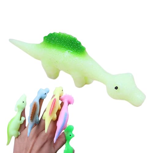 Xatteua Dehnbarer Fliegender Dinosaurier,Fingerschleuderspielzeug - Kreative schöne Fingerschleuder klebrige Dinosaurier-Fingerspielzeug für Partygeschenke Geburtstagsfeier von Xatteua