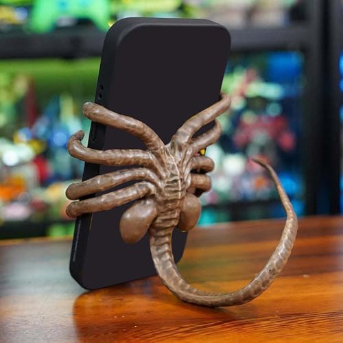 Xatteua Facehugger-Handyhalter, Cooler Gothic-Handyhalter, Facehugger-Handyhalter Mit Flexiblem Schwanz Und Krallen, Horrible Alien Facehugger-Handyhalter-Zubehör von Xatteua