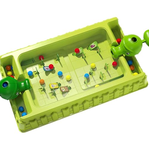 Xatteua Gemüse-Flipper,Flipper für Kinder | Miniatur-Flipperspiel für 2 Spieler - Buntes Feinmotorikspielzeug, Action- und Reflexspiel für und Mädchen von Xatteua