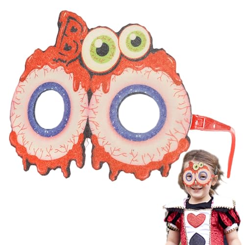 Xatteua Halloween-Cosplay-Brille,Halloween-Fotobrille,Partyzubehör Kostümbrille Lustiges Design | Kostümzubehör, Gastgeschenke, Gläser für Kinder, Partyzubehör, Kostümzubehör, Spaß für die Party von Xatteua