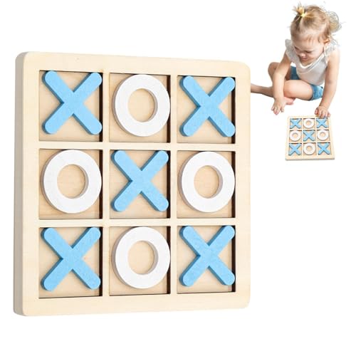 Xatteua Holzblockspiel | Tabletop-Spiele für Kinder | Langlebiges, strategiebasiertes Familienspiel aus Holz, Denksport-Rätsel, Tischspiele, interaktives Puzzle von Xatteua