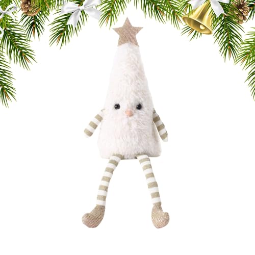 Xatteua Weihnachtsbaum-Plüschtier,Weihnachtsbaum-Stofftier - Plüsch-Weihnachtsbaumschmuck-Puppe,Kuscheliges, weiches Weihnachtsspielzeug für, Mädchen, Kinder und Erwachsene von Xatteua