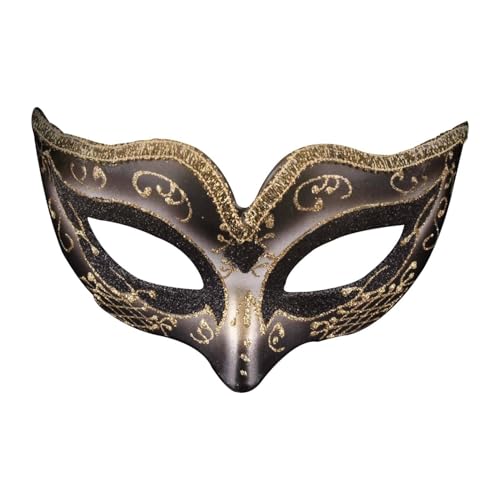 Xbemkste Maskerade Maske Frauen Venezianische Maske Mardi Gras Maske Augenmaske Venice für Halloween Party Ball Prom Karneval Hochzeit Wanddekoration Maskenball Venedig Mottoparty Kostüm (A) von Xbemkste