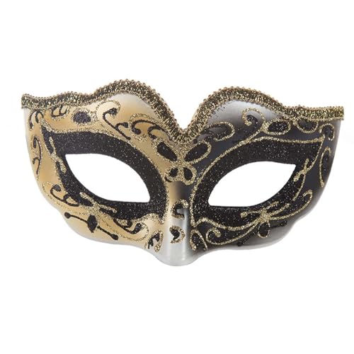 Xbemkste Maskerade Maske Frauen Venezianische Maske Mardi Gras Maske Augenmaske Venice für Halloween Party Ball Prom Karneval Hochzeit Wanddekoration Maskenball Venedig Mottoparty Kostüm (G) von Xbemkste