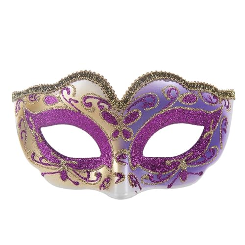 Xbemkste Maskerade Maske Frauen Venezianische Maske Mardi Gras Maske Augenmaske Venice für Halloween Party Ball Prom Karneval Hochzeit Wanddekoration Maskenball Venedig Mottoparty Kostüm (J) von Xbemkste