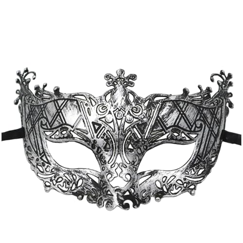 Xbemkste Maskerade-Maske für Herren Damen Venezianische Party-Ball-Masken Vintage-Halloween-Kostüm Karneval-Maske Augenmaske für Kostüm Ball Cosplay Abschlussball Karneval (B) von Xbemkste