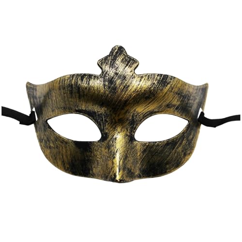 Xbemkste Maskerade-Maske für Herren Damen Venezianische Party-Ball-Masken Vintage-Halloween-Kostüm Karneval-Maske Augenmaske für Kostüm Ball Cosplay Abschlussball Karneval (E) von Xbemkste