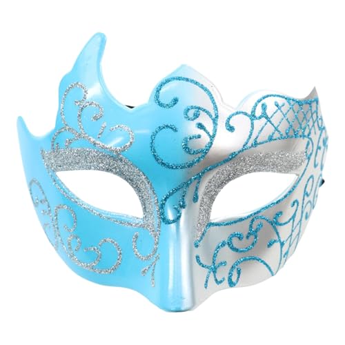 Xbemkste Maskerade Masken für Herren Damen – Glänzende Venezianische Maske Maskerade Maske Mardi Gras Maske Masquerade Mask für Karneval Tänze Halloween Ball Party (B) von Xbemkste