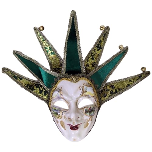 Xbemkste Venezianische Maske Maskerade Maske Venetian Comedy Mask Damen Karneval Ballmaske Frauen Mardi Gras Masken Festival Ball Party Kostüme (G) von Xbemkste