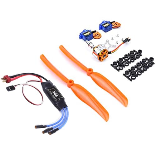 Xbsduih 2212 1400KV Brushless Motor+30A ESC+SG90 Servos+8060 Propeller für FPV RC Flugzeug Flugzeug Ersatzteile von Xbsduih