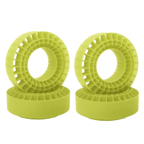 Xbsduih 4 Stück Silikongummi-Einsatz, Schaumstoff-Reifen, Passend für 1,9-Radreifen, 108 mm Schaumstoff, Passend für 1/10 RC Crawler-Auto-Ersatzteile – Grün Xbsduih 4 Stück Silikongummi-Einsatz, Schaumstoff-Reifen, Passend für 1,9-Radreifen, 108 mm Schaumstoff, Passend für 1/10 RC Crawler-Auto-Ersatzteile – Grün von Xbsduih