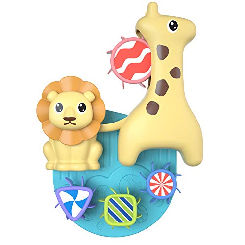 Xbsduih Baby Bad Spielzeug Giraffe Bad Wand Spielzeug Wanne Spielzeug mit Wasserfall Wasser und Dusche Geschenk für Kleinkind von Xbsduih