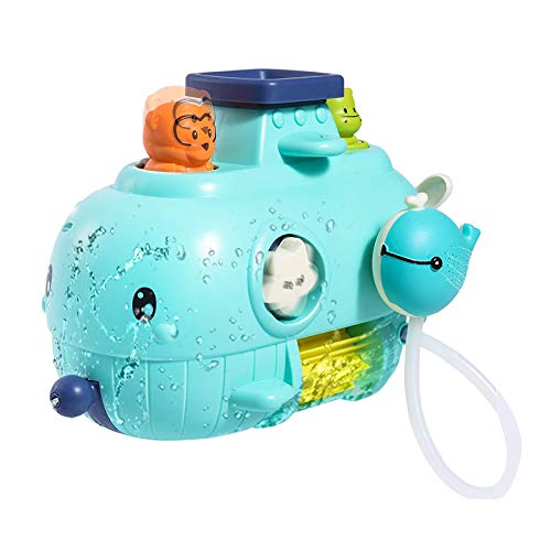 Xbsduih Baby Bad Spielzeug Sprinkler Wasser Wanne Spielzeug U-Boot für Kleinkinder Kinder Geschenke mit Wasser Schaufel SchöNe AFFE von Xbsduih