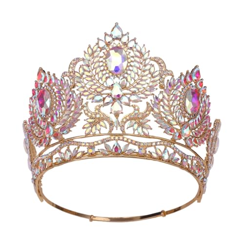 Xchon Elegante Kristallkronen mit Kamm für Frauen, schöne Prinzessinnen-Tiaras für Geburtstage und besondere Feiern von Xchon