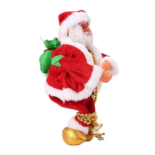 Xchon Kletterperlen, Weihnachtsmann, Actionfiguren, Musik, elektrisches Seil, Weihnachtsgeschenke, Ornamente, Erwachsene und Kinder von Xchon