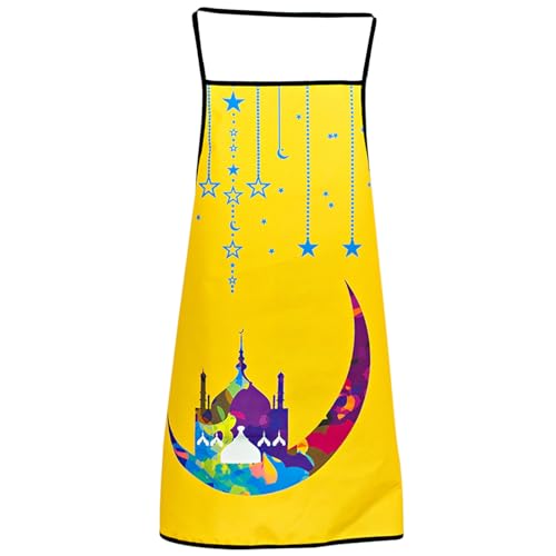 Xchon Schürze mit Eid-Muster, wasserdicht, öldicht, Polyester, Digitaldruck von Xchon